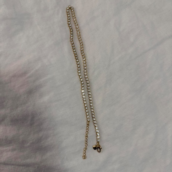 Madewell Tennis Collection Bezel Set Crystal Necklace - Picture 6 of 6